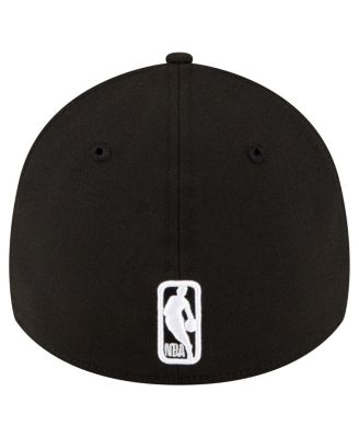 Men's Black Sacramento Kings Logo 39THIRTY Flex Hat