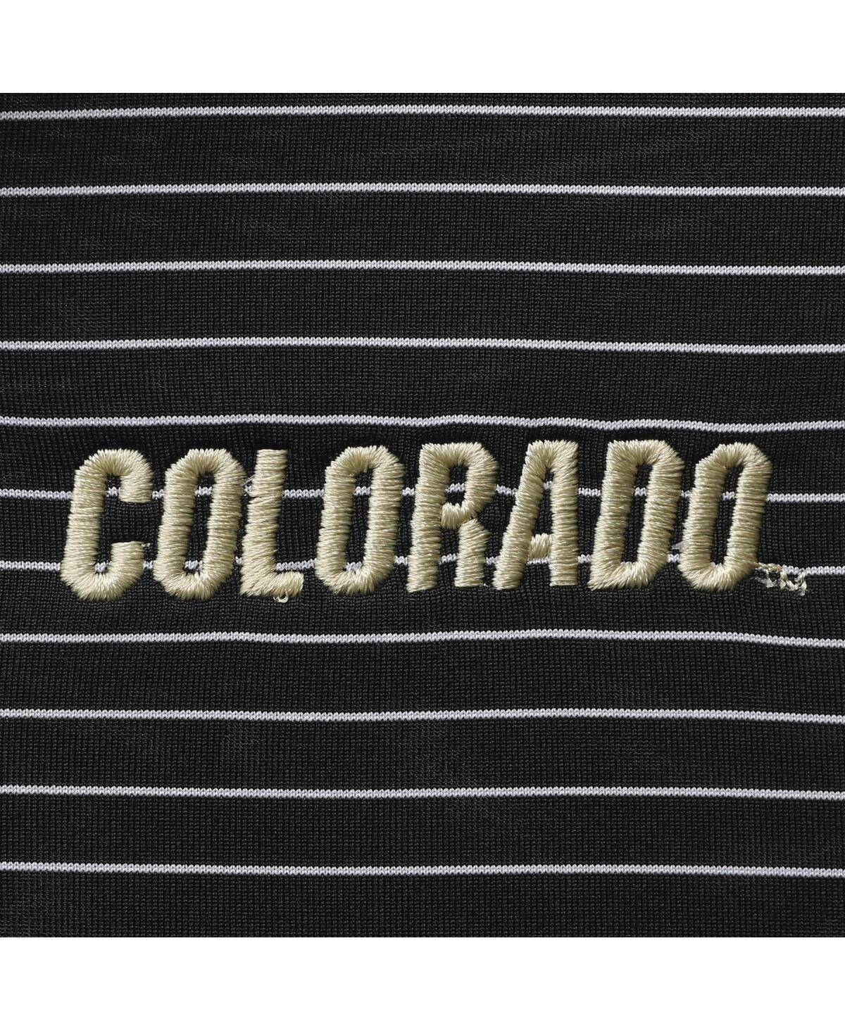 Shop Nike Men's  Black Colorado Buffaloes Stadium Stripe Performance Team Polo Shirt