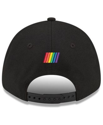 Men's Black NASCAR YAAASCAR Pride 9FORTY Snapback Adjustable Hat