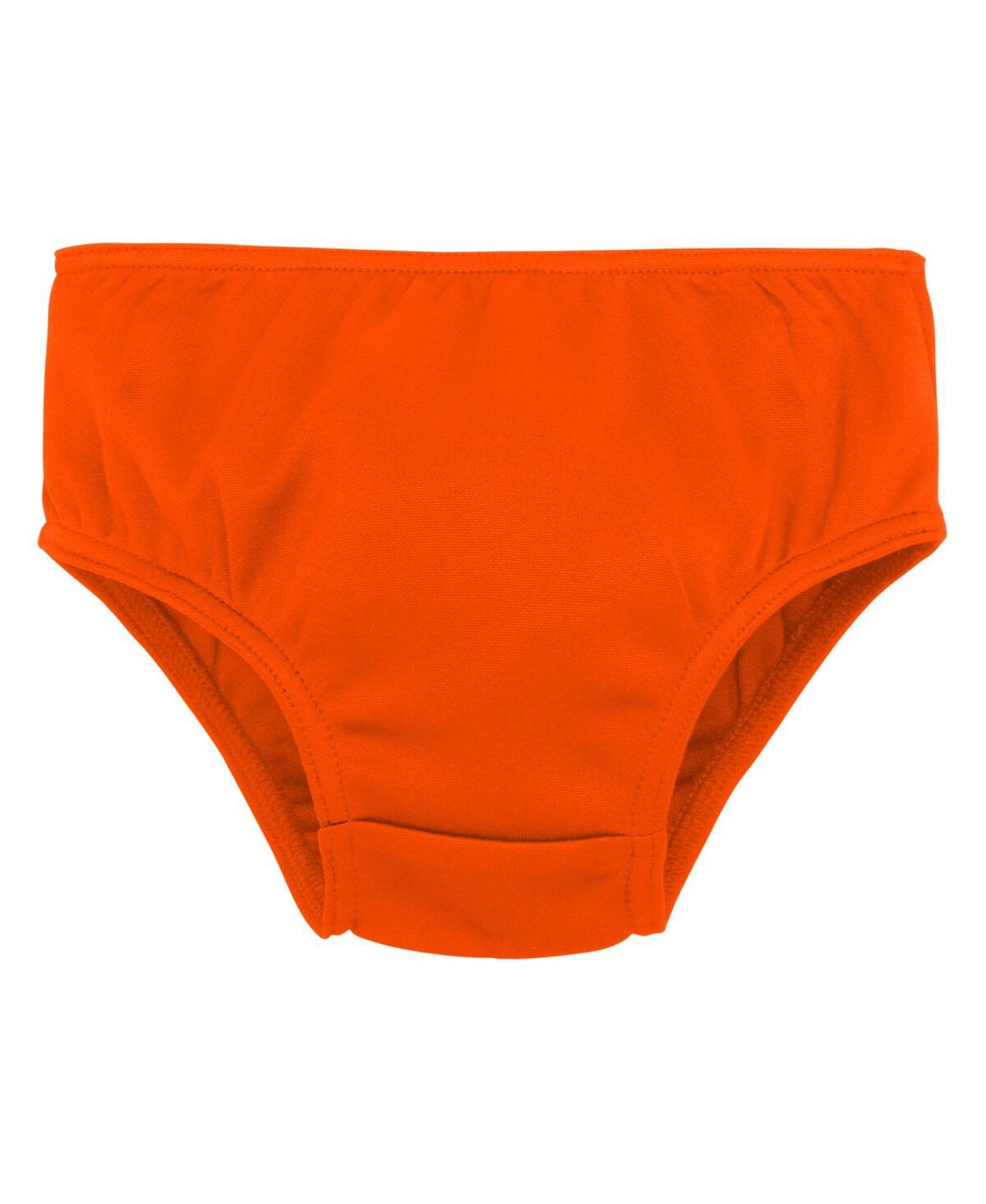 Outerstuff Girls Toddler Orange Denver Broncos Spirit Cheer Two-piece Cheerleader Set With Bloomers In Orange