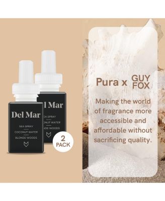 & GUY FOX Home Scent Refill - Del Mar - Smart Home Air Diffuser Fragrance - Household & Apartment Essential - Clean Diffuser Fragrance