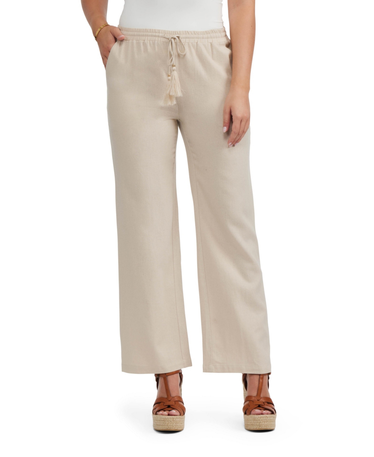 Women's Wide Leg Pant - Linen