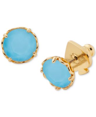 kate spade new york - Gold-Tone Color Cubic Zirconia Stud Earrings