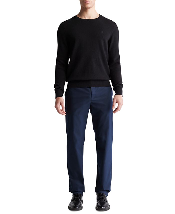 Calvin Klein Men s Classic Fit Straight Leg Stretch Pants Macy s