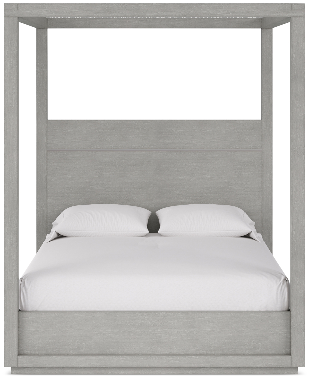 Macy's Tivie California King Canopy Bed, Created For  In Grey