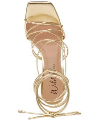 Eross Lace-Up High Heel Dress Sandals, Created for Macy's