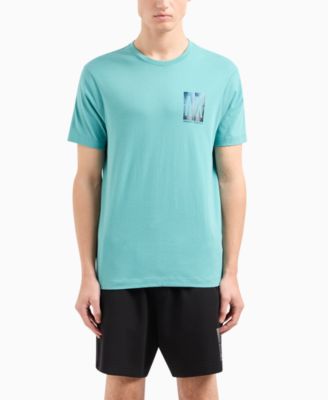 A|X Armani Exchange - Men's Regular-Fit Gradient Box Logo Graphic T-Shirt