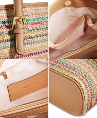 Classic Straw Tote, Exclusively at Macy's