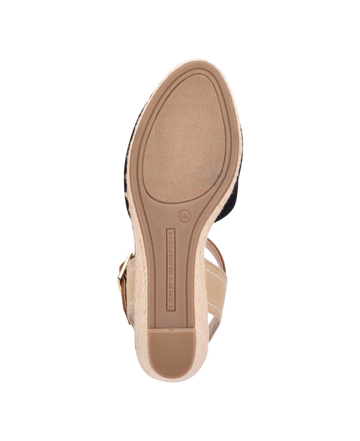 Tommy Hilfiger Women's Nilsa Closed Toe Espadrille Wedge Sandal In Black