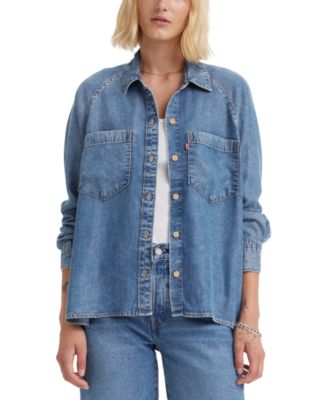 Levi's - Women's Harrison Raglan-Long-Sleeve Shirt