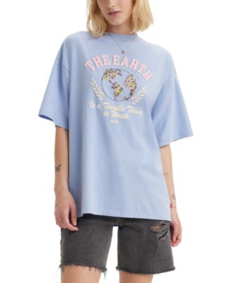 Levi's - Women's Cotton Graphic-Print Short Stack Tee