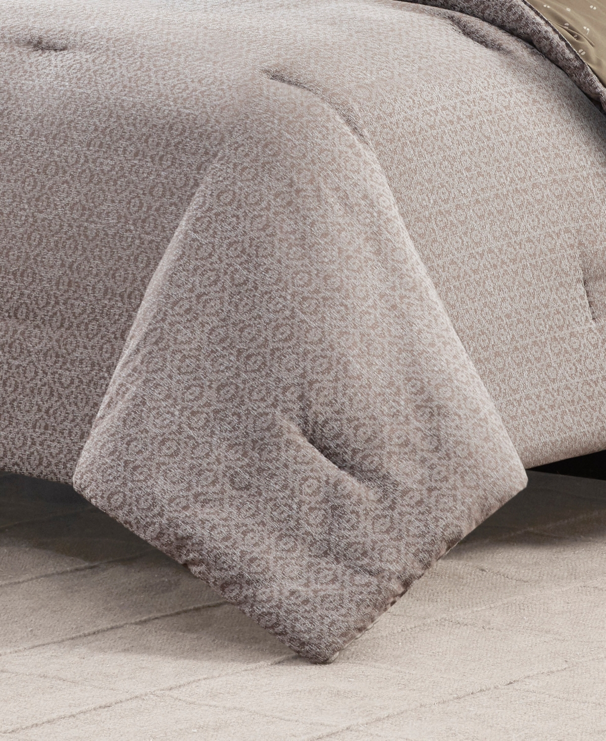 Jla Home Berkley 9-pc. Comforter Set, Queen, Exclusively At Macy's In Brown
