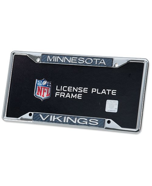 Stockdale Minnesota Vikings Carbon License Plate Frame Reviews Sports Fan Shop By Lids Men Macy S