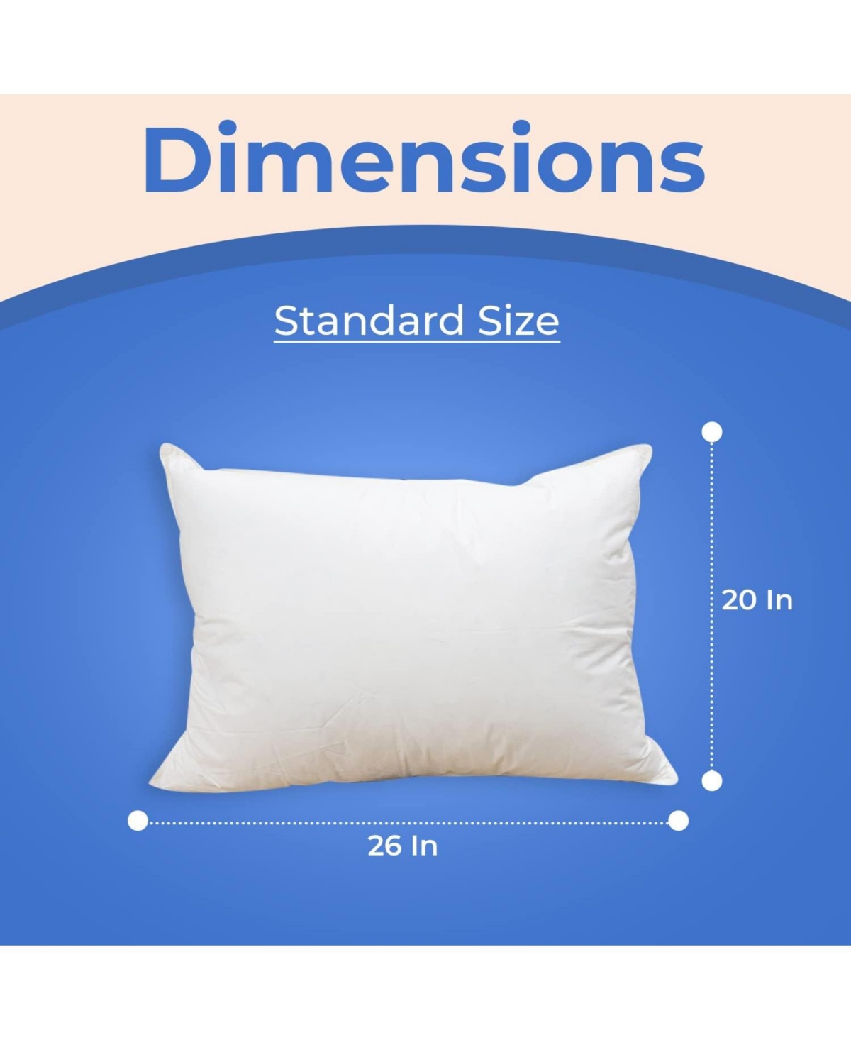 Continental Bedding Down Alternative Pillow for All Sleep Positions