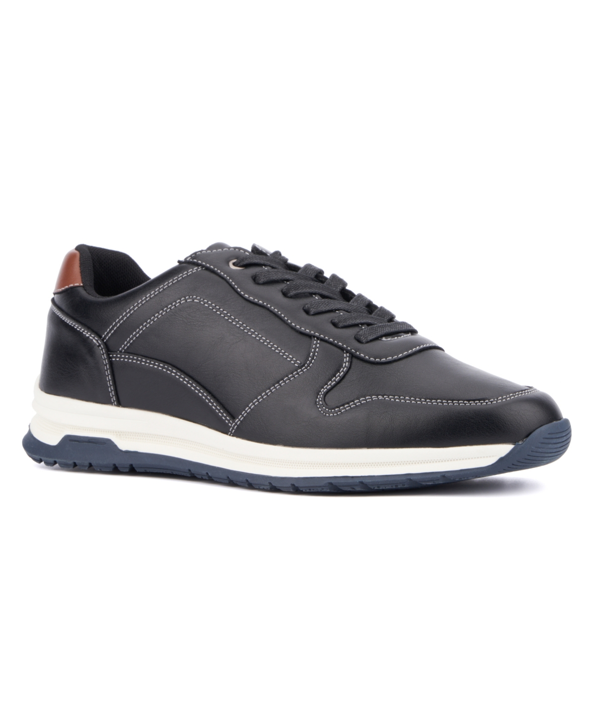 Shop New York And Company Men's Haskel Low Top Sneakers In Black