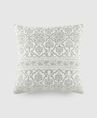 Damask Printed Decorative Pillow, 20" x 20"