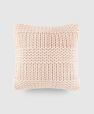 Cozy Chunky Knit Decorative Pillow, 20" x 20"