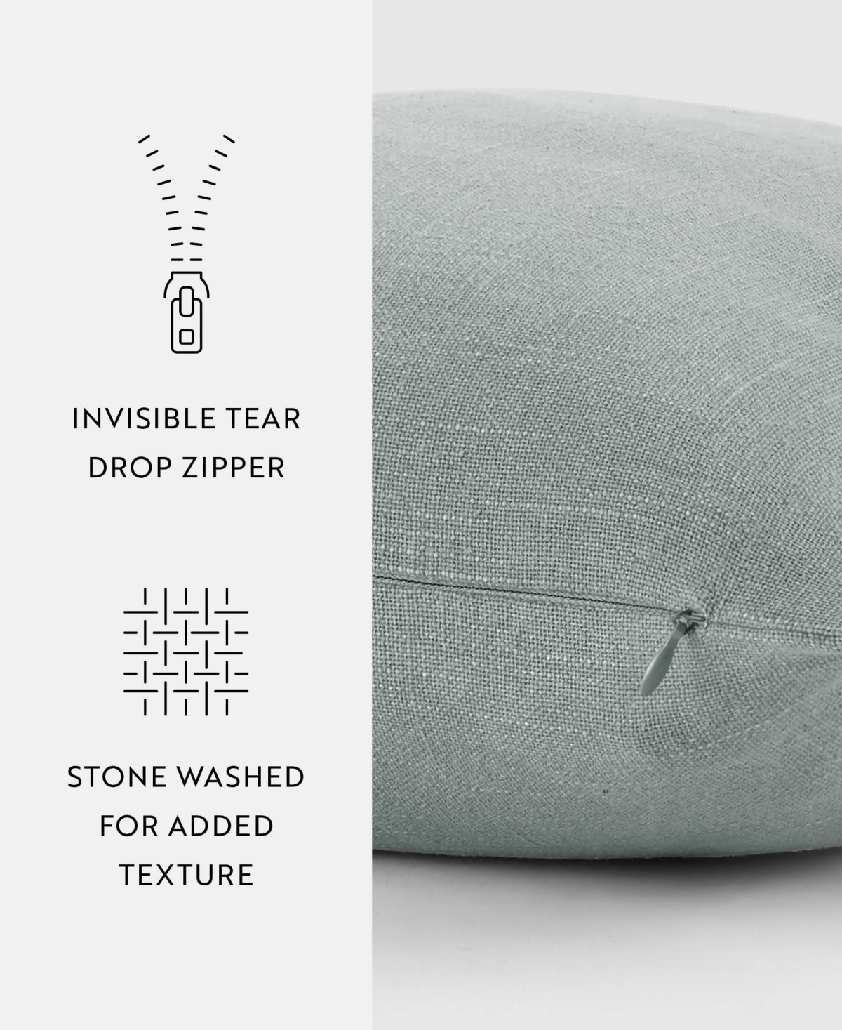 ienjoy Home Washed and Distressed Decorative Pillow,