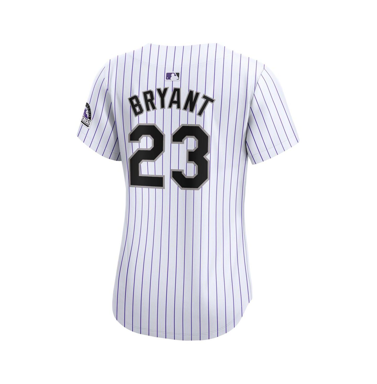Женский топ Nike Kris Bryant White Colorado Rockies Home Limited Player Jersey — фото 2