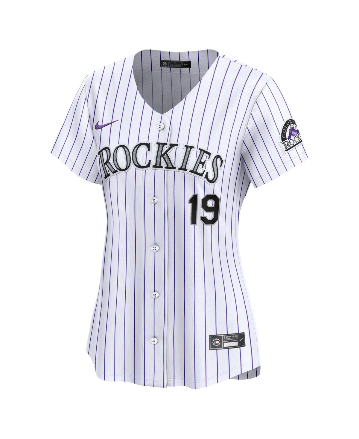 Women's Nike Charlie BlackmonColorado Rockies Home Limited Player Jersey - White