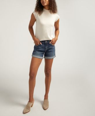 Women's Boyfriend Mid Rise Shorts