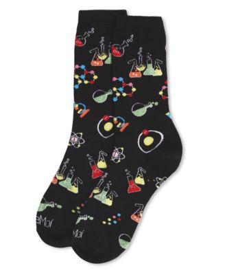 Men's Cool Science Geek Novelty Crew Socks