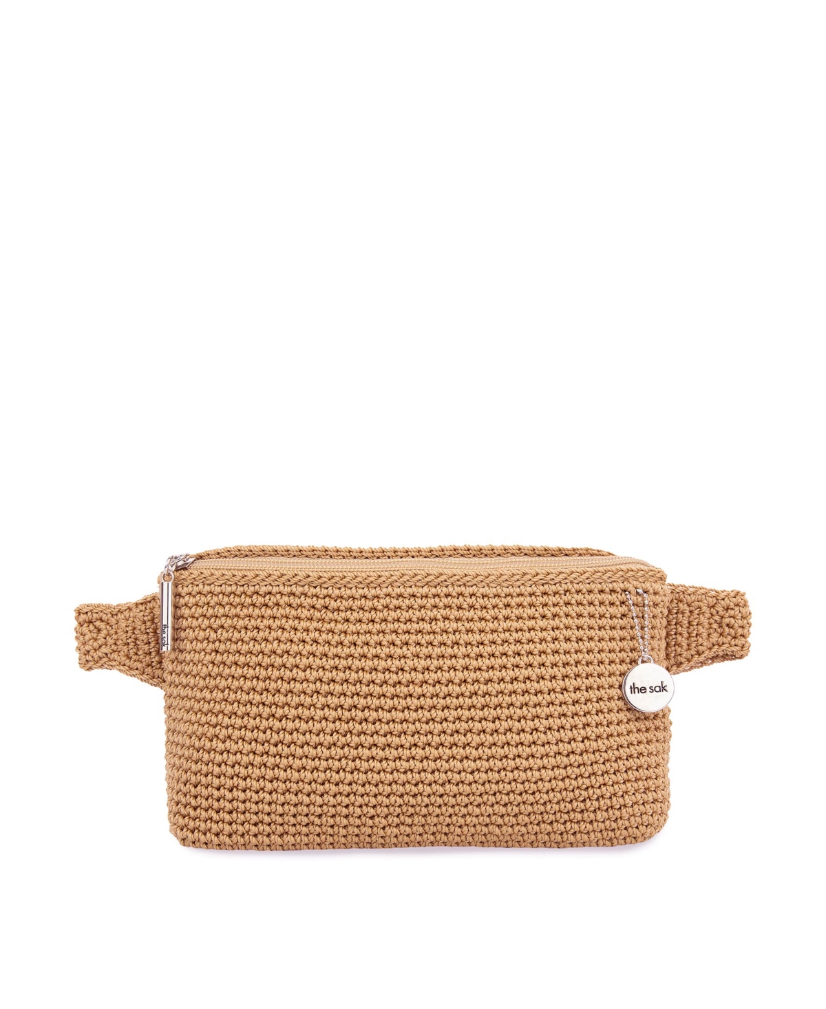 Caraway Crochet Small Belt Bag - Natural Strawberries