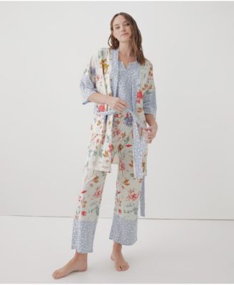 Women's Organic Cotton Staycation Short Robe