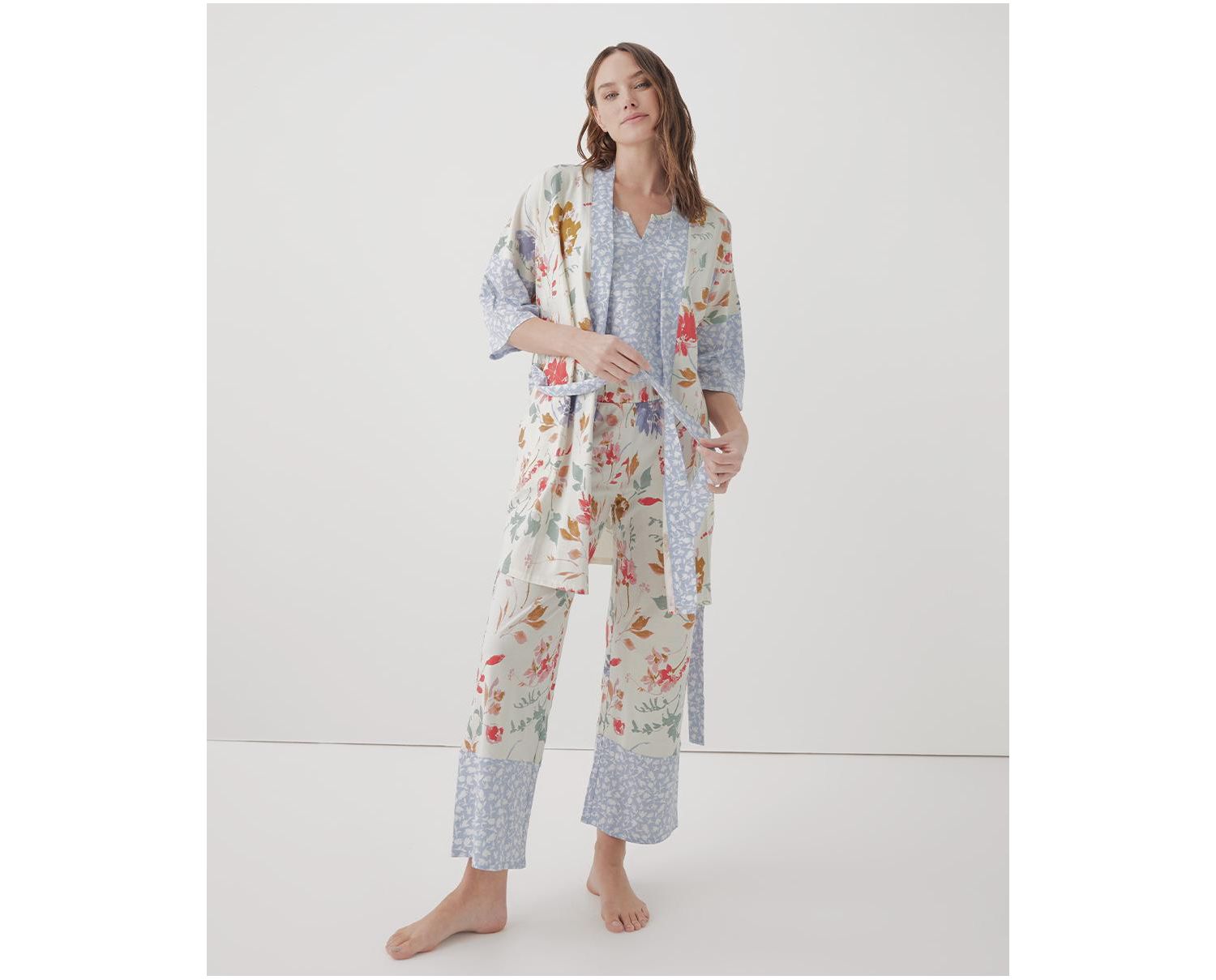 Women's Organic Cotton Staycation Short Robe