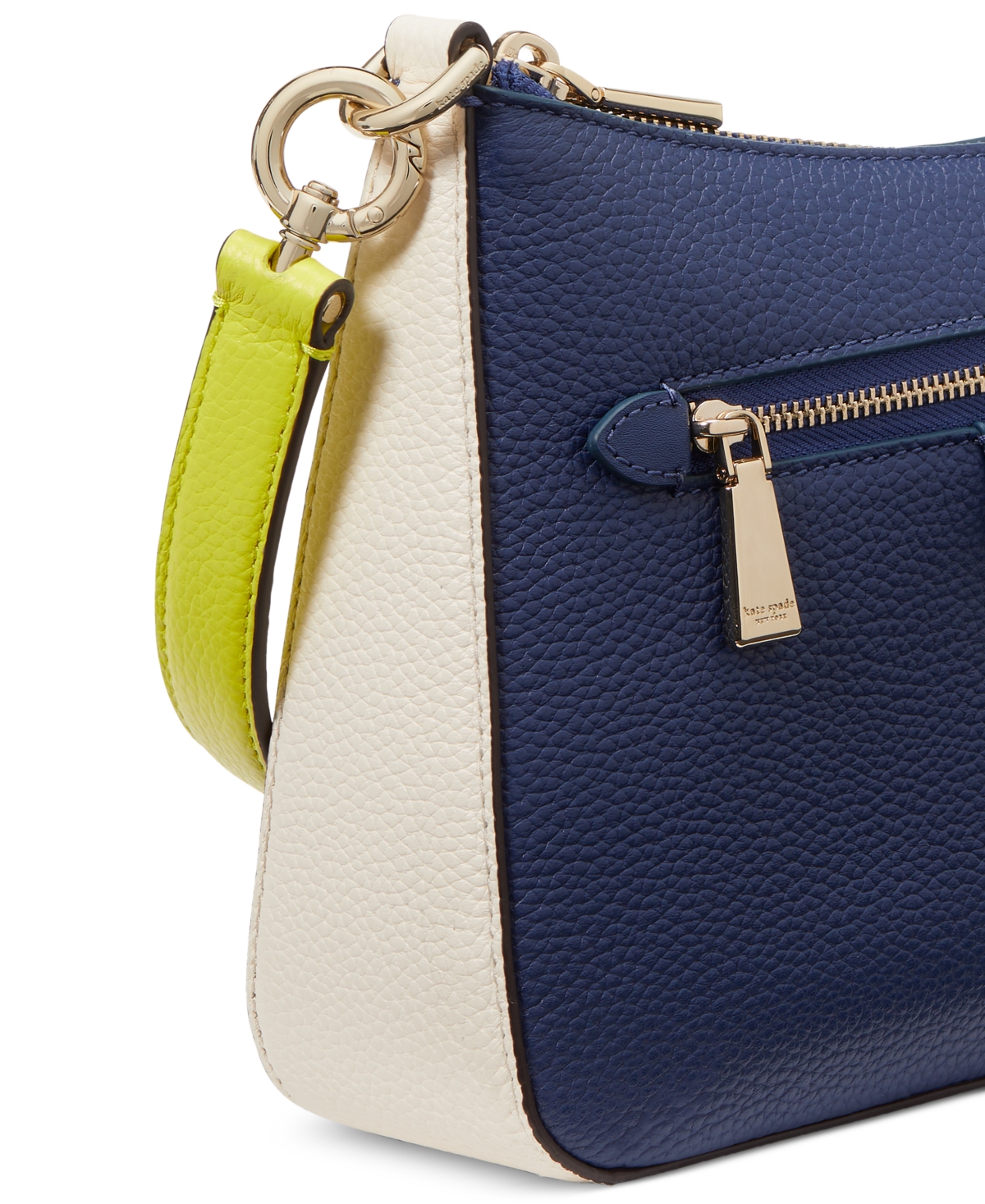 Kate Spade New York Hudson Colorblocked Pebbled Leather Convertible Crossbody