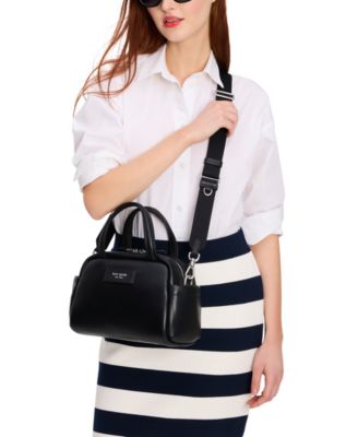 kate spade new york - Puffed Smooth Leather Small Satchel