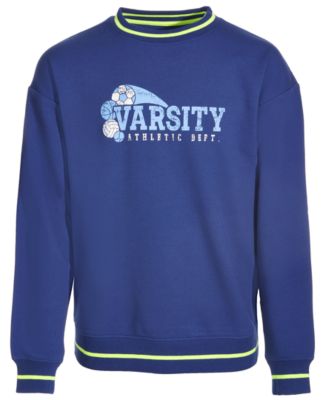 ID Ideology Big Girls Varsity Graphic Crewneck Sweatshirt Created for Macy s Macy s