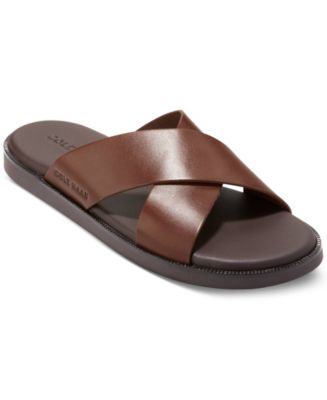 Cole Haan Men s Nantucket Cross Strap Slip On Slide Sandals Macy s