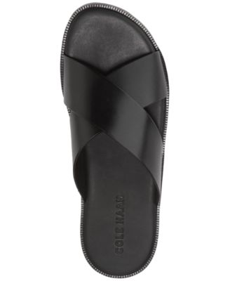 Men's Nantucket Cross Strap Slip-On Slide Sandals