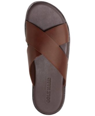 Men's Nantucket Cross Strap Slip-On Slide Sandals