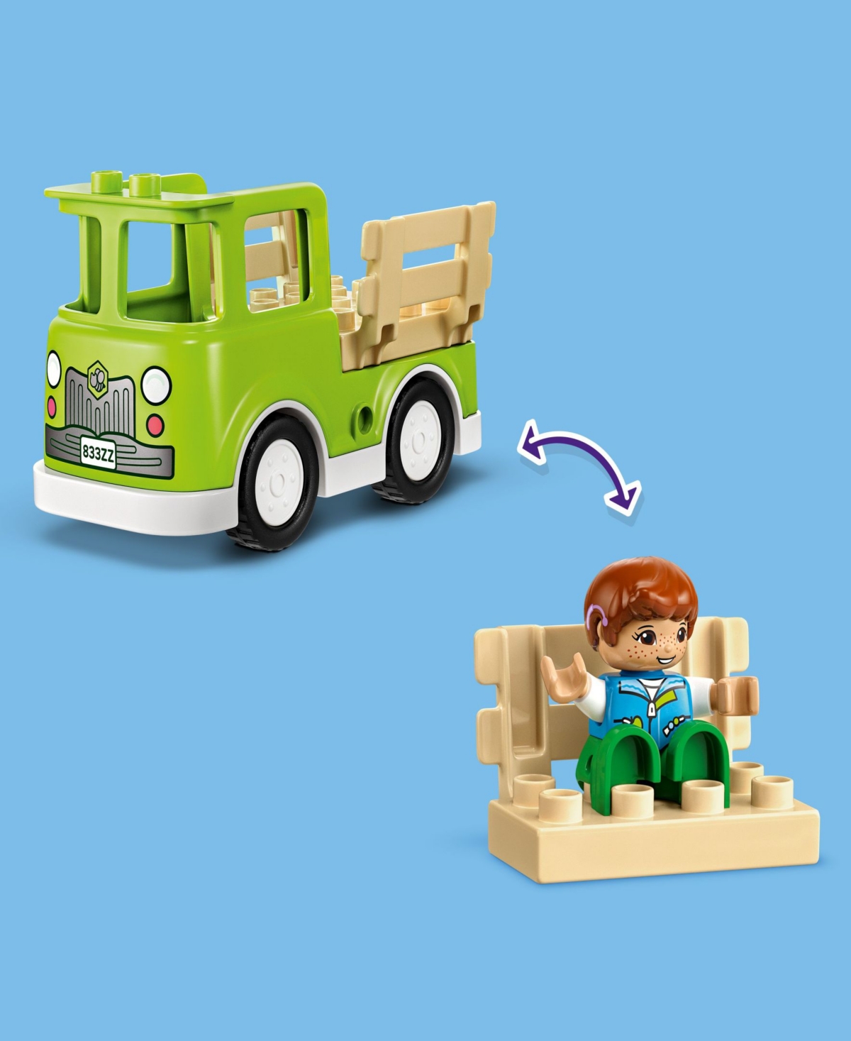 LEGO DUPLO TOWN CARING FOR BEES BEEHIVES TOY, EDUCATIONAL TOY 10419, 22 PIECES 