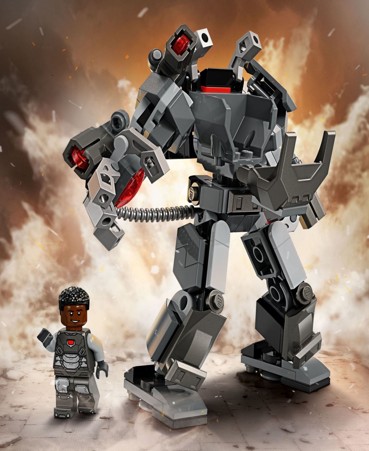 Shop Lego Marvel War Machine Mech Armor Building Toy, 76277, 154 Pieces In Multicolor