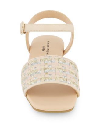 Little and Big Girls Hazel Woven Open Toe Sandals