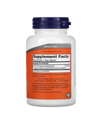 5-HTP ,100 mg ,120 Vcaps