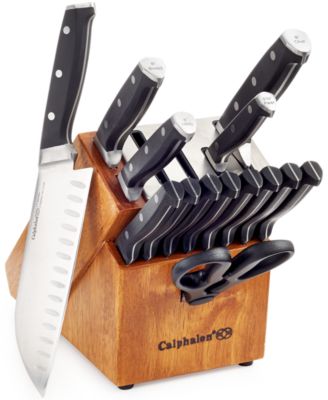 Calphalon Classic SharpIN Self Sharpening 15-Piece Cutlery Set, Exclusively at Macy's