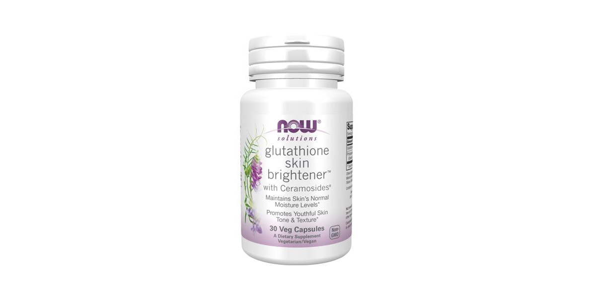 Glutathione Skin Brightener with Ceramosides, 30 Veg Caps