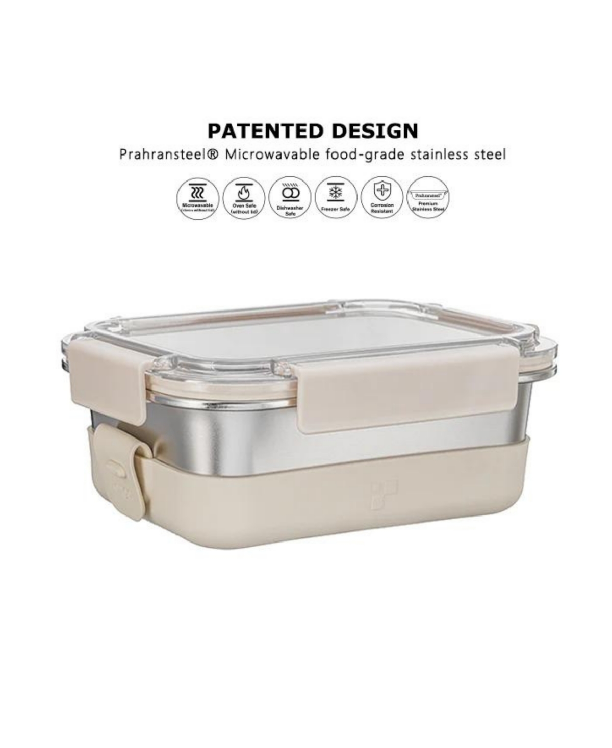 Shop Fenger Stainless Steel Leak Resistant Container With Ms Lid And Silicone Sleeve In Creamy
