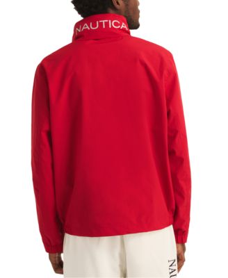 Men’s Classic Rainbreaker Hooded Zip-Front Lightweight Jacket