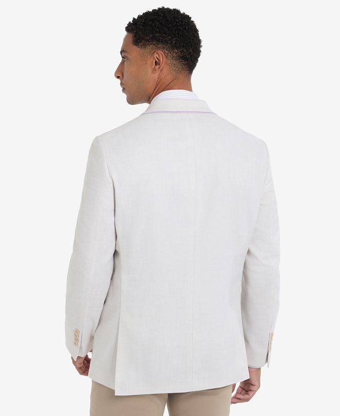 Slim Fitted Cut Mens Double Breasted Blazer - Black Double Breasted Sport Coat main image 0