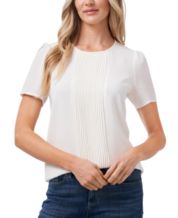 Macy's dressy cheap white blouses