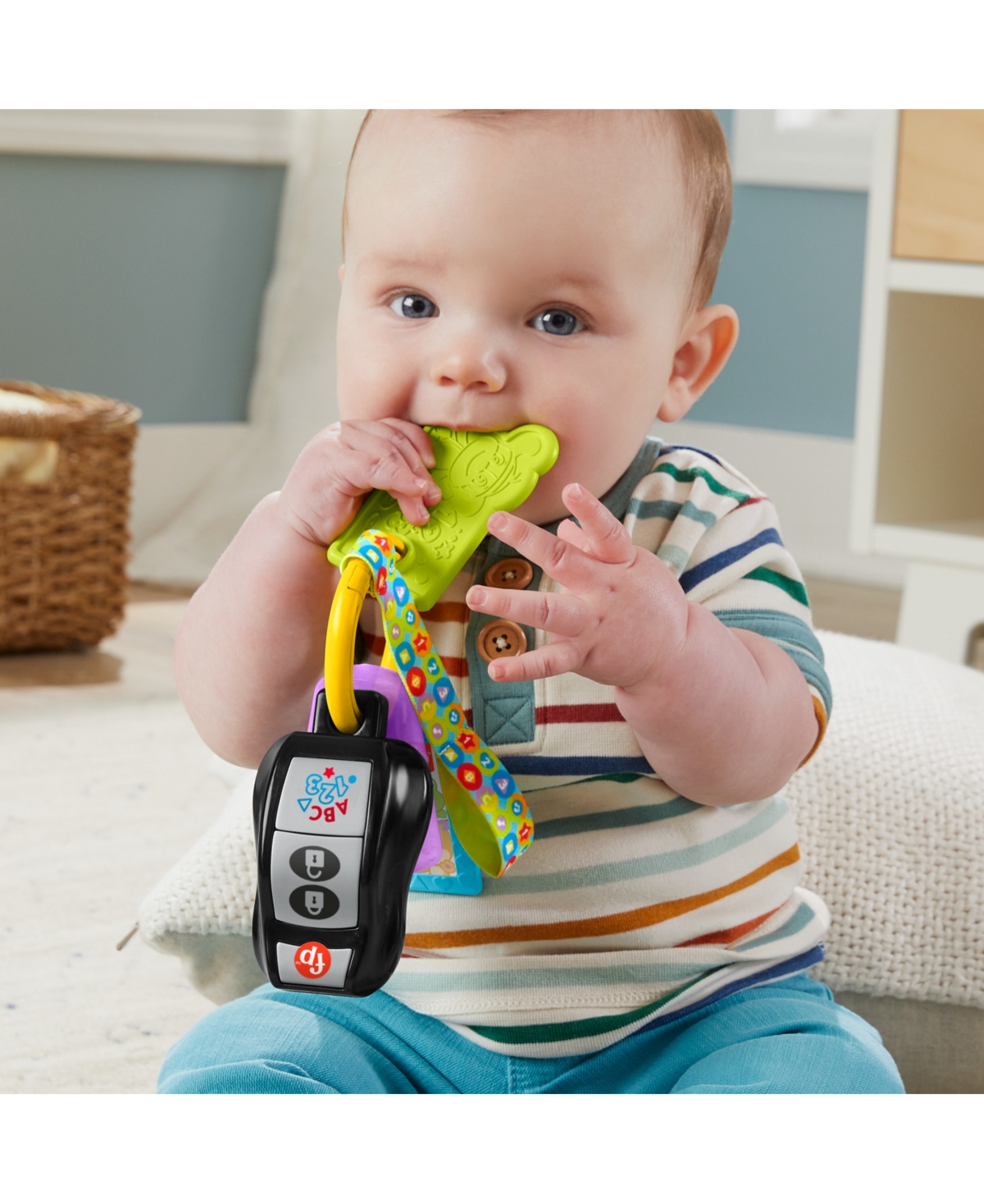 Fisher Price Play And Go Activity Keys Baby And Toddler Musical Learning Toy In Multi-color