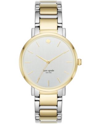 kate spade new york Women s Gramercy Three Hand Two Tone Alloy Watch 38mm KSW9015 Macy s