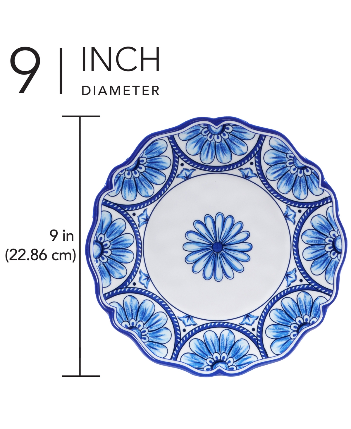 Certified International Veranda Set Of 4 Dinner Plate 11", Service For 4 In Miscellaneous