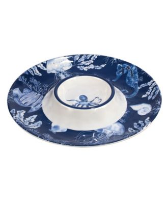 Sea Life Melamine 3-Piece Serving Set