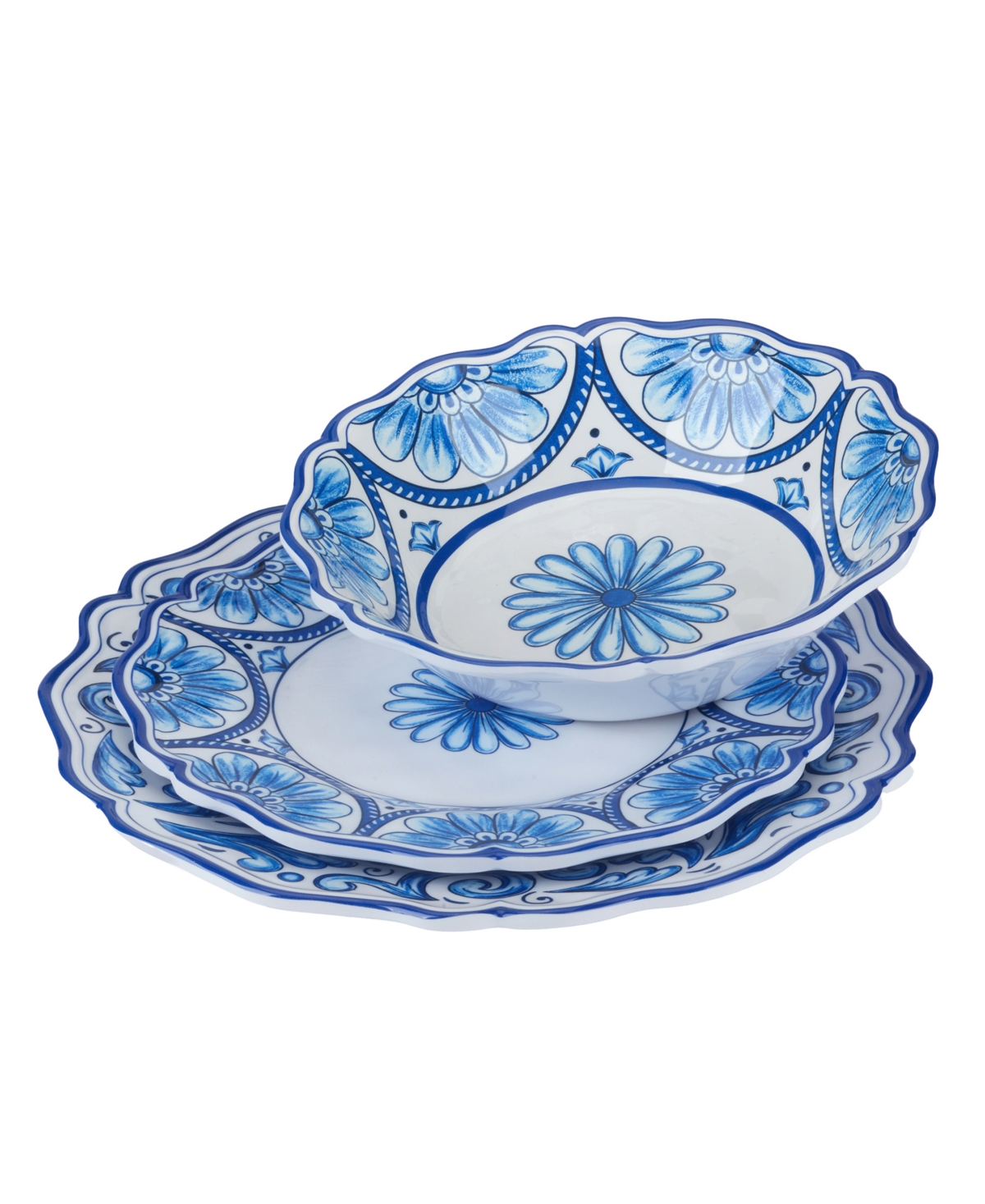 Certified International Veranda 12 Pc Dinnerware Set, Service For 4 In Miscellaneous